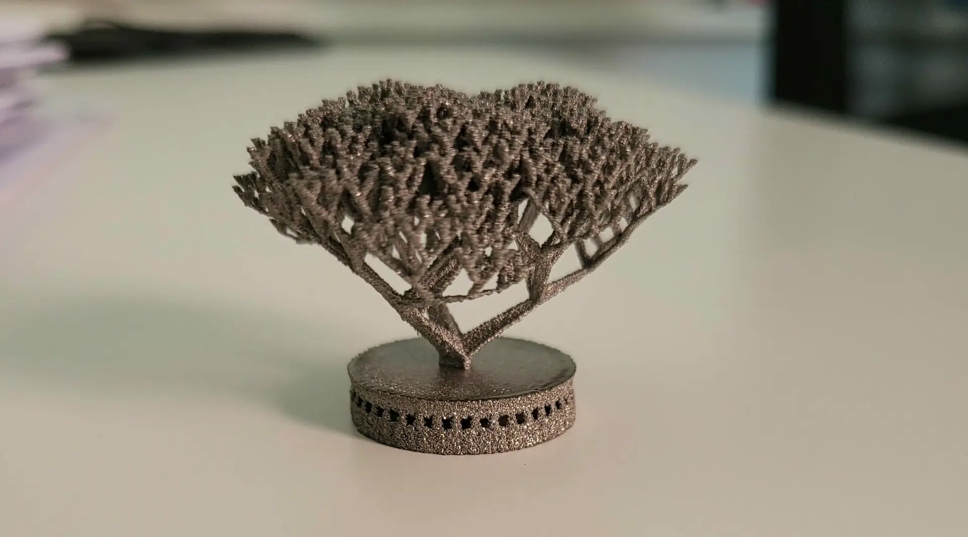 3D-gedrucktes Bauteil aus Metall