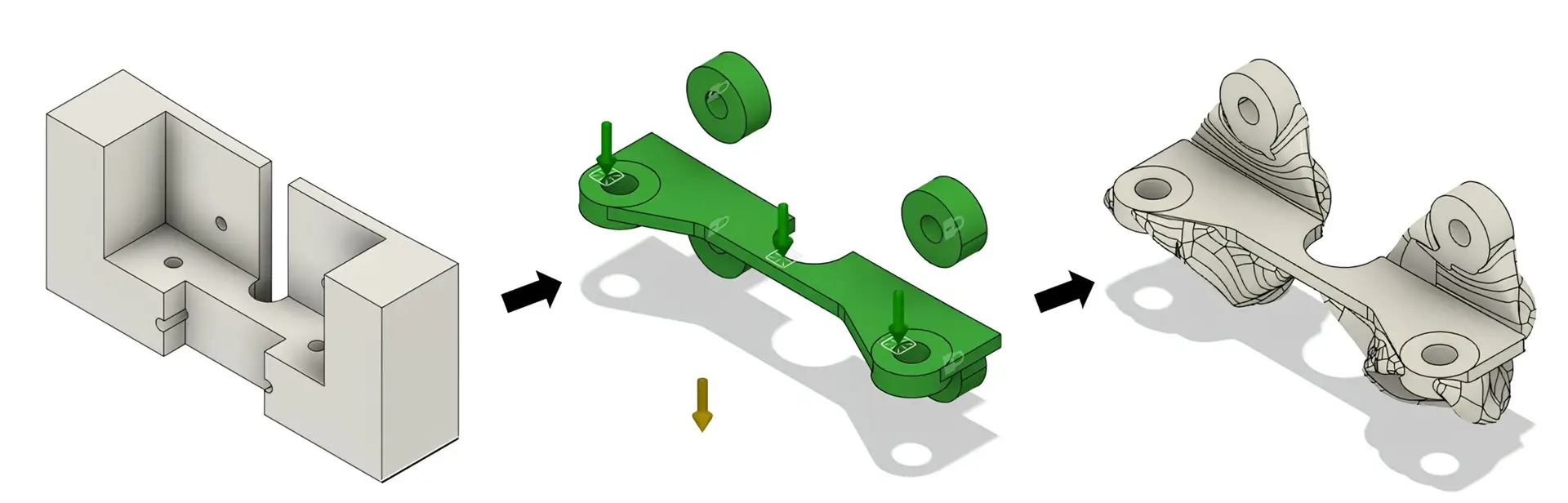 Darstellung eines generativen Designs.